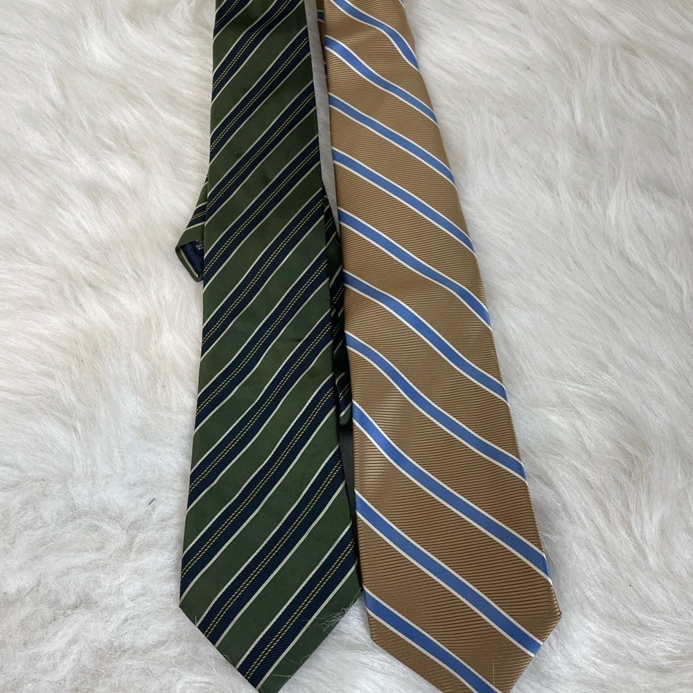 New Brooks Brothers and Banana Republic Striped Ties Set